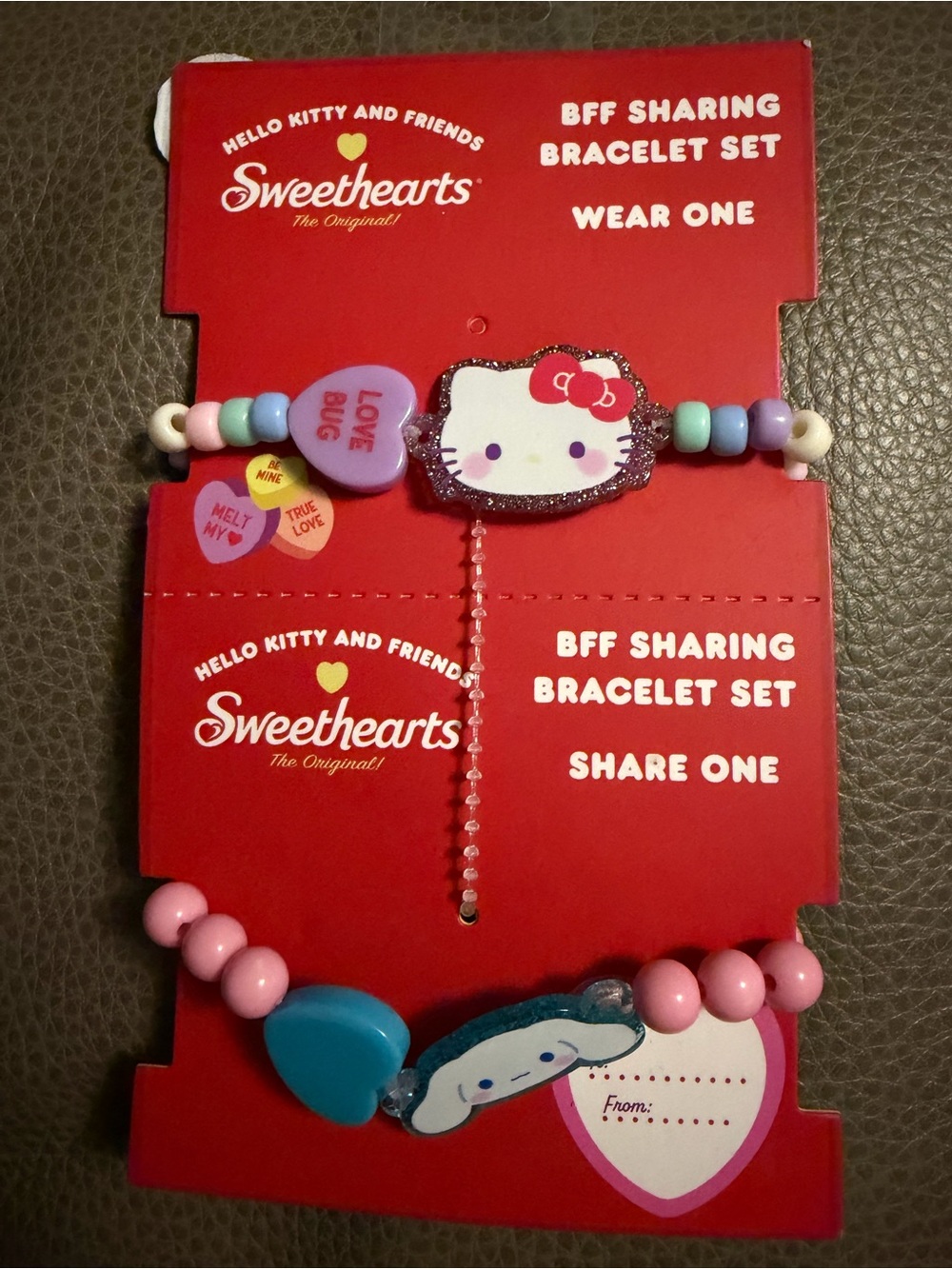 Hello Kitty Sweethearts Bracelet Duo in Pink & Blue